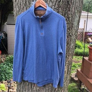 Tasso Elba supima 1/4 zip sweater